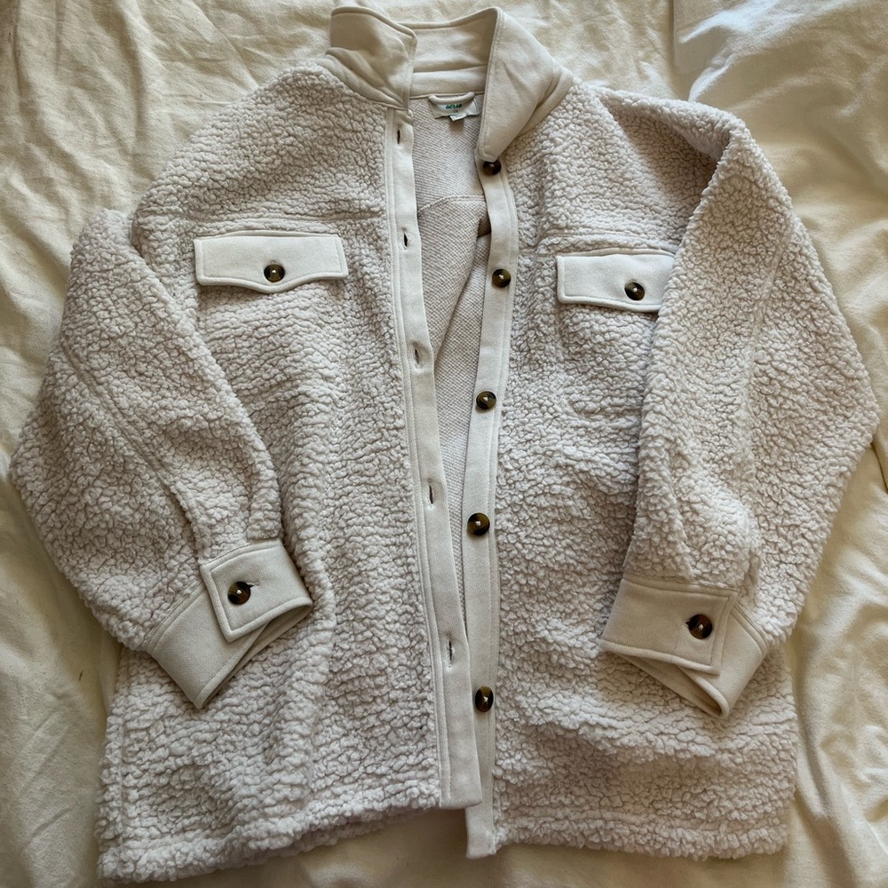 Aerie fall sherpa jacket